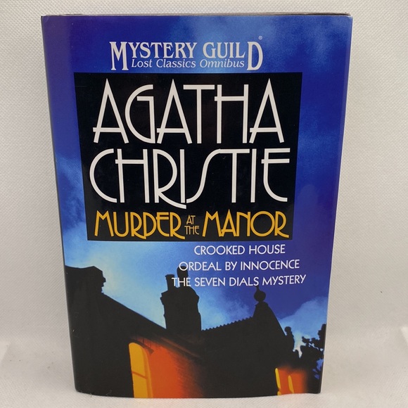 Agatha Christie Murder At The Manor Mystery Guild Hardcover with Dust Jacket - Picture 9 of 9